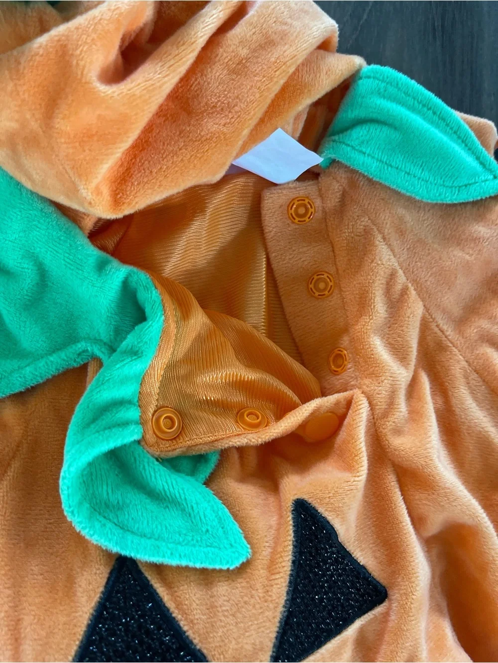 Infant Pumpkin Halloween Costume Pullover Hyde and EEK! Orange size 12-18 months